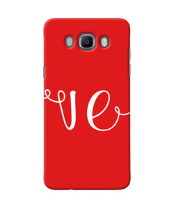 Love Two Samsung J7 2016 Back Cover