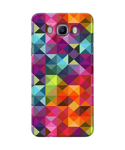 Abstract Triangle Pattern Samsung J7 2016 Back Cover