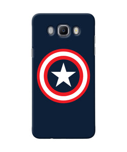 Captain America Logo Samsung J7 2016 Back Cover