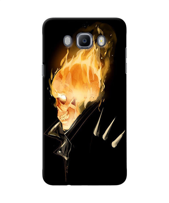 Burning Ghost Rider Samsung J7 2016 Back Cover