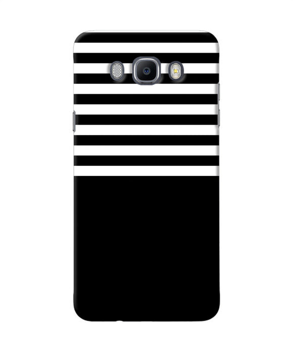 Black And White Print Samsung J7 2016 Back Cover