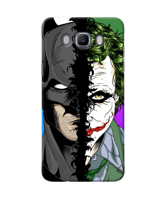 Batman Vs Joker Half Face Samsung J7 2016 Back Cover