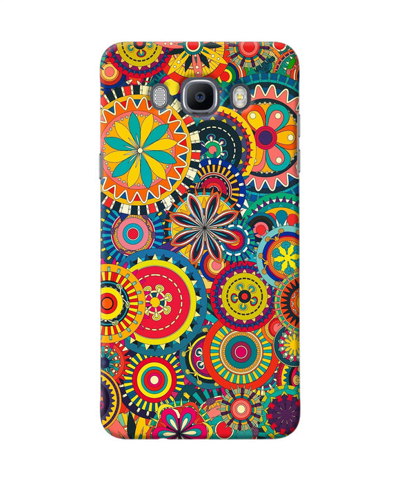 Colorful Circle Pattern Samsung J7 2016 Back Cover