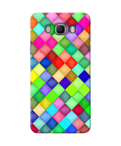 Abstract Colorful Squares Samsung J7 2016 Back Cover