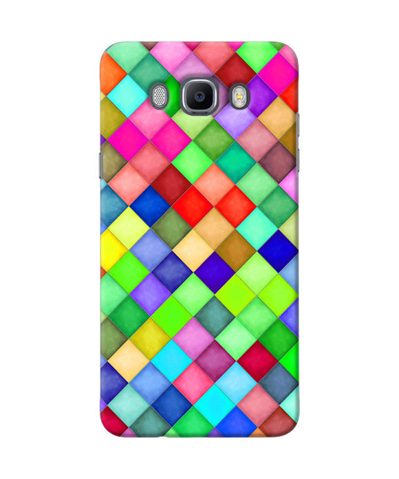 Abstract Colorful Squares Samsung J7 2016 Back Cover