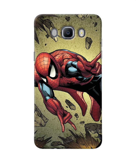 Spiderman On Sky Samsung J7 2016 Back Cover