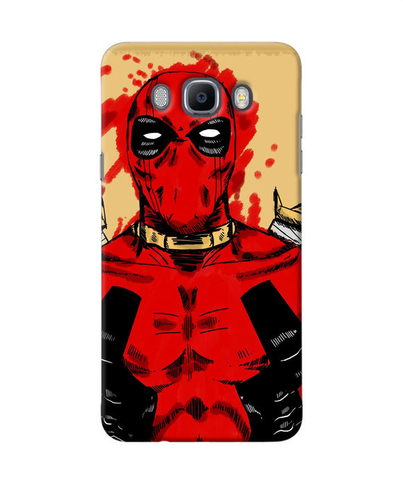 Blooded Deadpool Samsung J7 2016 Back Cover