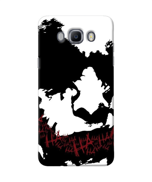 Black And White Joker Rugh Sketch Samsung J7 2016 Back Cover