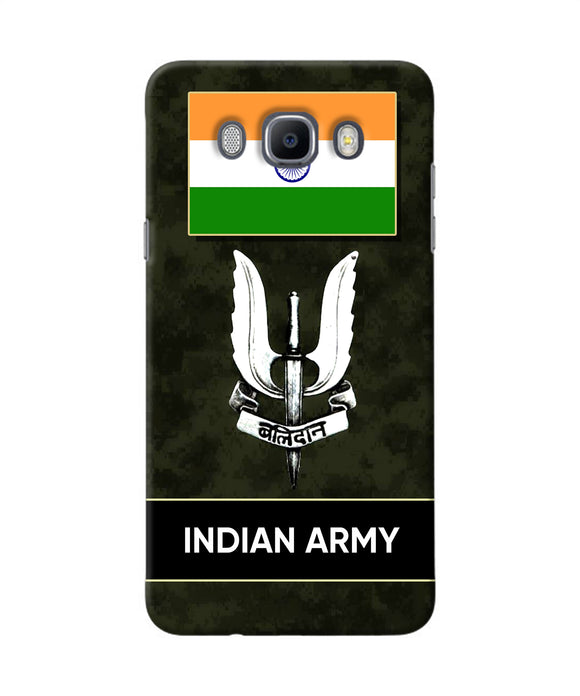 Indian Flag Balidan Logo Samsung J7 2016 Back Cover