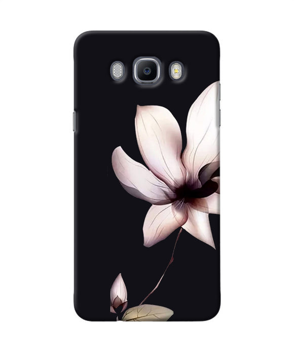 Flower White Samsung J7 2016 Back Cover