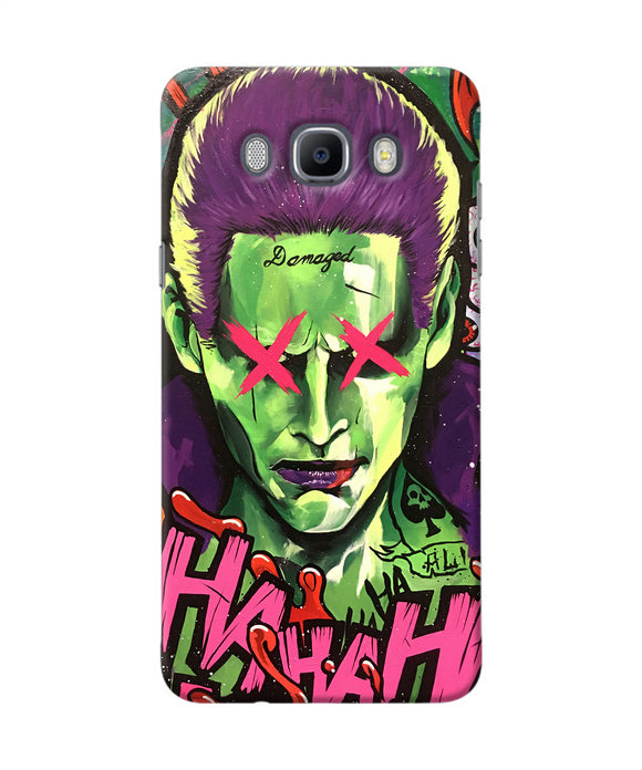 Damaged Joker Anim Samsung J7 2016 Back Cover