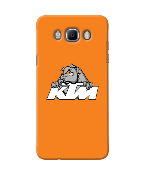 Ktm Dog Logo Samsung J7 2016 Back Cover