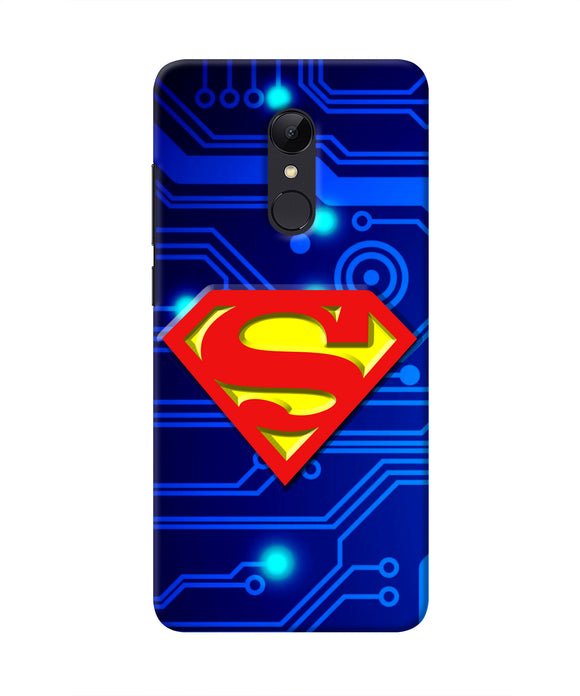 Superman Abstract Redmi Note 4 Real 4D Back Cover