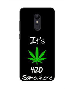 Weed Quote Redmi Note 4 Real 4D Back Cover