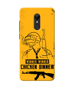 PUBG Chicken Dinner Redmi Note 4 Real 4D Back Cover