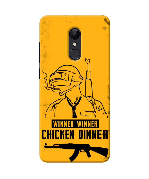PUBG Chicken Dinner Redmi Note 4 Real 4D Back Cover