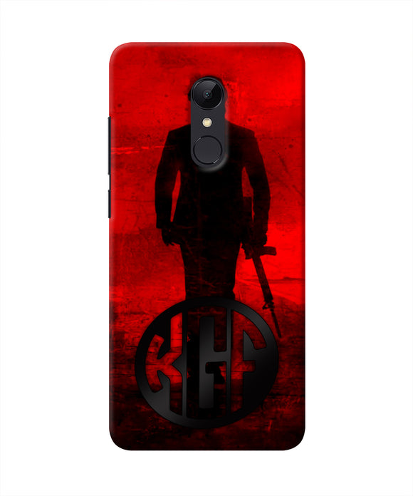 Rocky Bhai K G F Chapter 2 Logo Redmi Note 4 Real 4D Back Cover