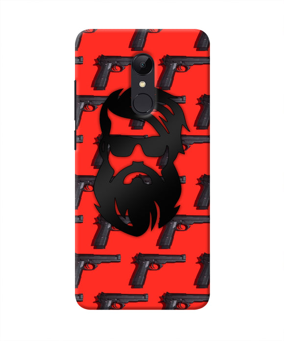 Rocky Bhai Beard Look Redmi Note 4 Real 4D Back Cover