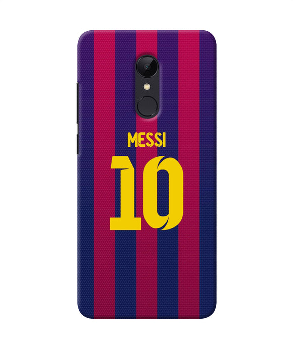 Messi 10 Tshirt Redmi Note 4 Back Cover