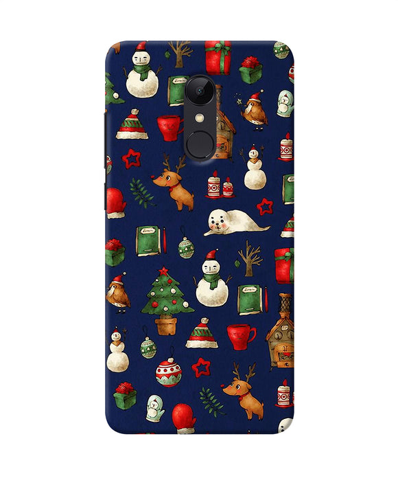 Canvas Christmas Print Redmi Note 4 Back Cover