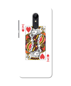 Heart King Card Redmi Note 4 Back Cover