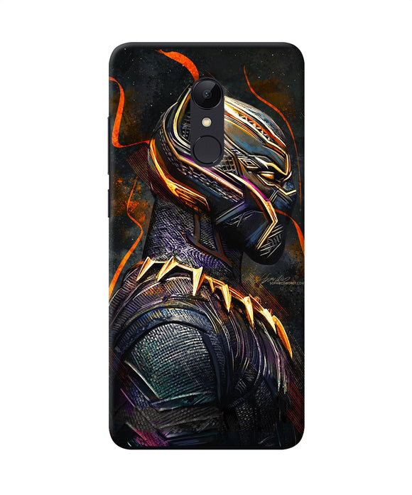 Black Panther Side Face Redmi Note 4 Back Cover