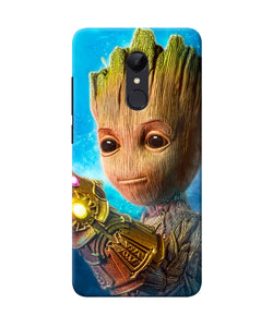 Groot Vs Thanos Redmi Note 4 Back Cover