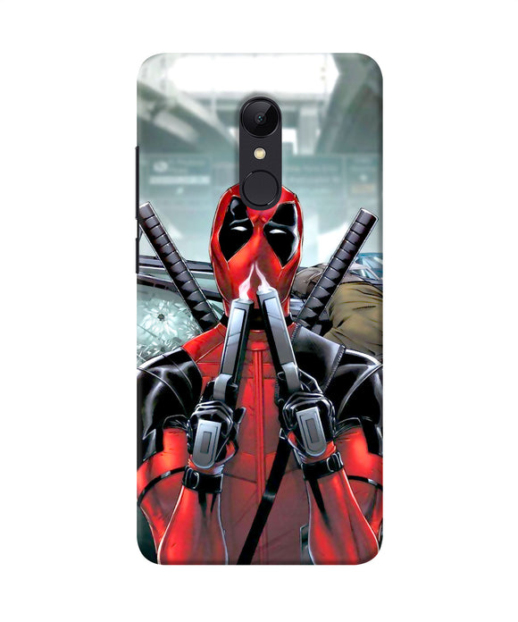 Deadpool With Gun Redmi Note 4 Back Cover