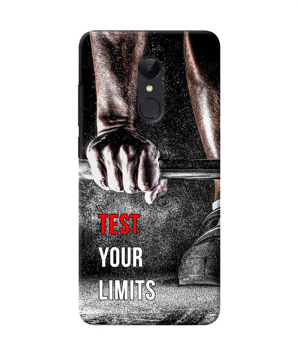 Test Your Limit Quote Redmi Note 4 Back Cover