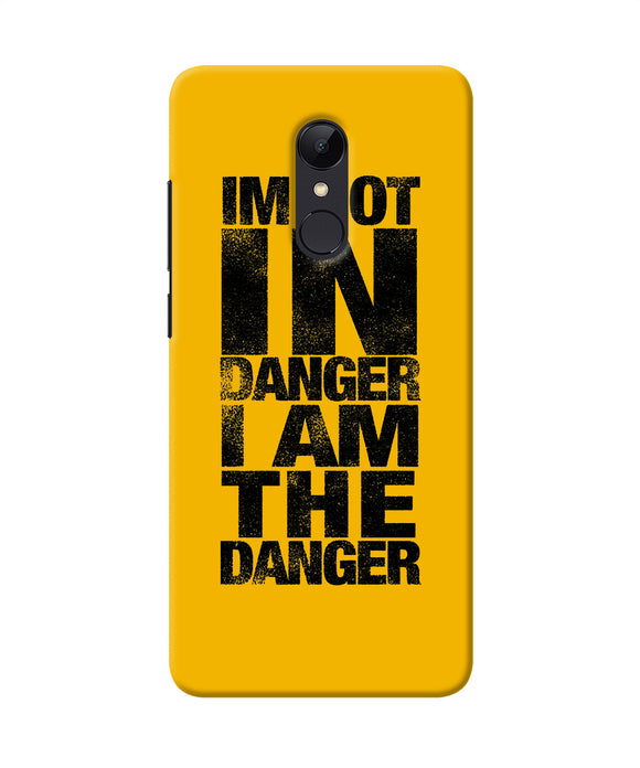 Im Not In Danger Quote Redmi Note 4 Back Cover