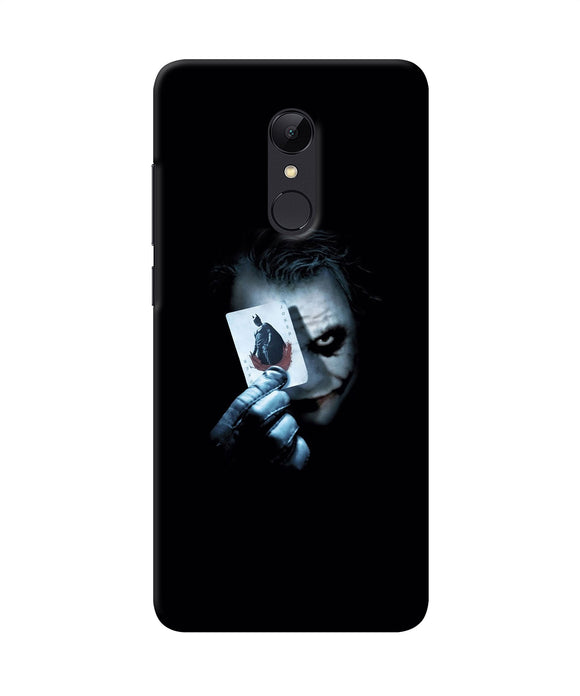 Joker Dark Knight Card Redmi Note 4 Back Cover