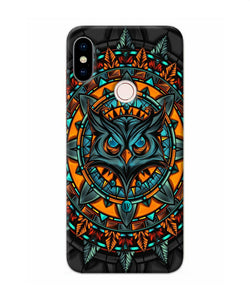 Angry Owl Art Redmi Note 5 Pro Back Cover