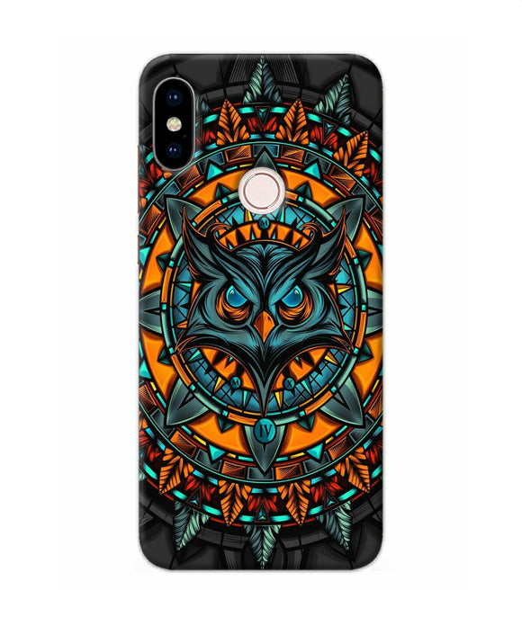 Angry Owl Art Redmi Note 5 Pro Back Cover