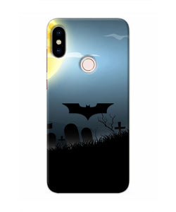 Batman Scary cemetry Redmi Note 5 Pro Real 4D Back Cover