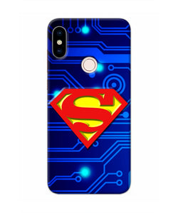 Superman Abstract Redmi Note 5 Pro Real 4D Back Cover