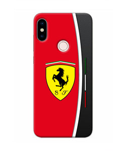 Ferrari Abstract Maroon Redmi Note 5 Pro Real 4D Back Cover