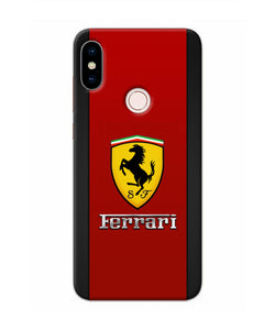 Ferrari Abstract Red Redmi Note 5 Pro Real 4D Back Cover