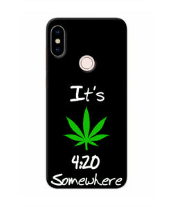 Weed Quote Redmi Note 5 Pro Real 4D Back Cover