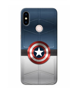 Captain America Suit Redmi Note 5 Pro Real 4D Back Cover