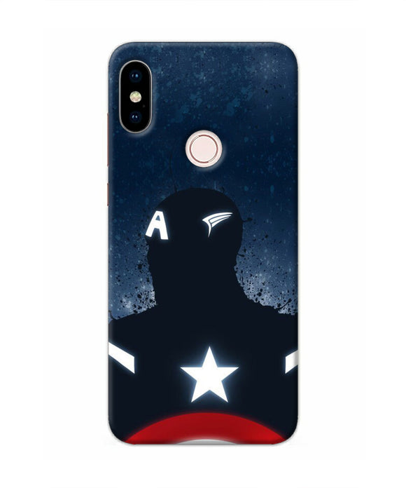 Captain america Shield Redmi Note 5 Pro Real 4D Back Cover