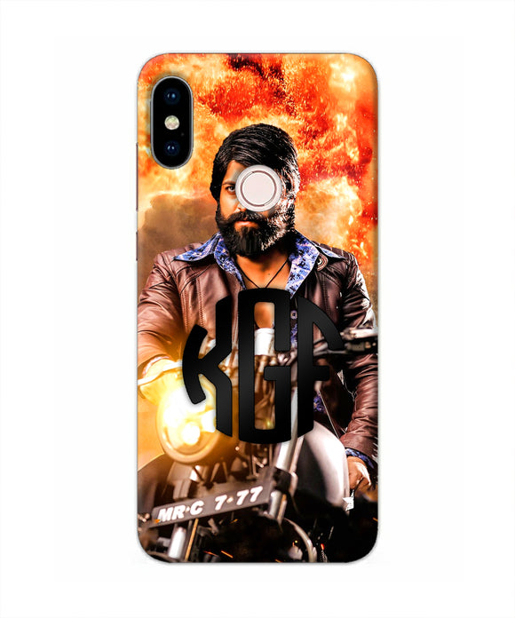 Rocky Bhai on Bike Redmi Note 5 Pro Real 4D Back Cover