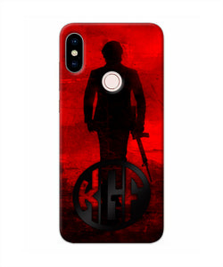 Rocky Bhai K G F Chapter 2 Logo Redmi Note 5 Pro Real 4D Back Cover