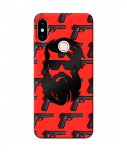 Rocky Bhai Beard Look Redmi Note 5 Pro Real 4D Back Cover