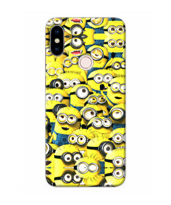 Minions Mini Crowd Redmi Note 5 Pro Back Cover