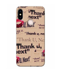 Thank You Next Redmi Note 5 Pro Back Cover