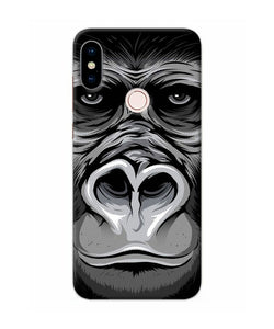 Black Chimpanzee Redmi Note 5 Pro Back Cover