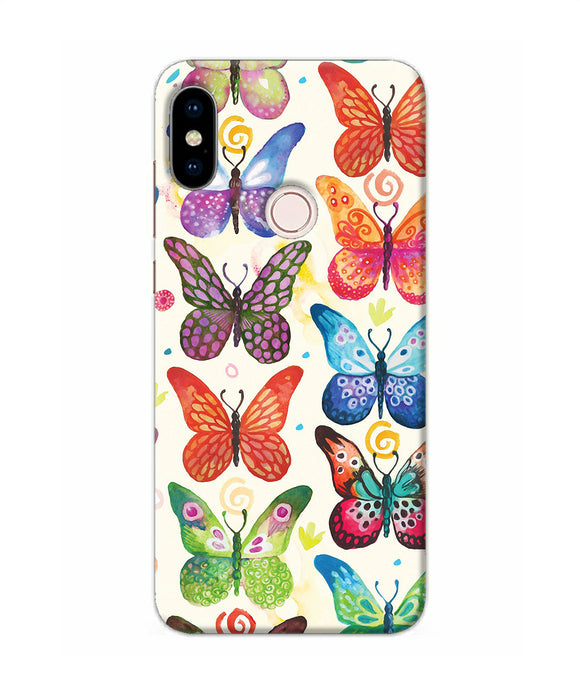 Abstract Butterfly Print Redmi Note 5 Pro Back Cover