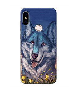 Cute Wolf Redmi Note 5 Pro Back Cover