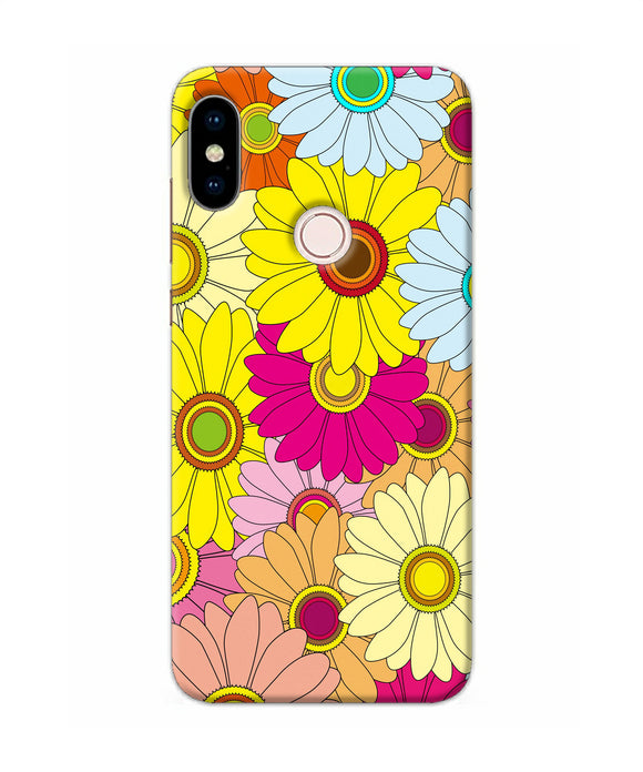 Abstract Colorful Flowers Redmi Note 5 Pro Back Cover
