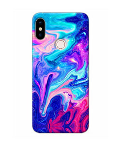 Abstract Colorful Water Redmi Note 5 Pro Back Cover